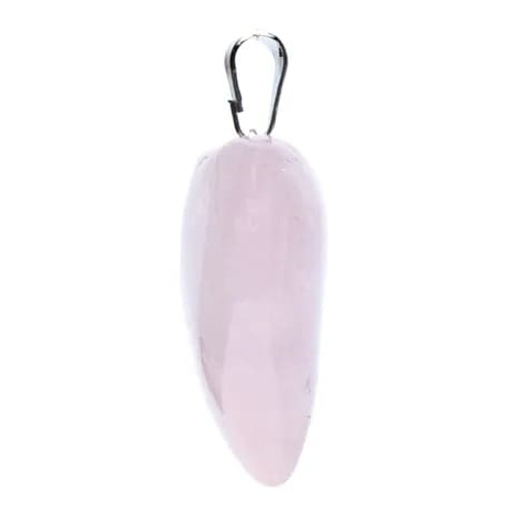 Ciondolo in Quarzo rosa a forma di cuore
