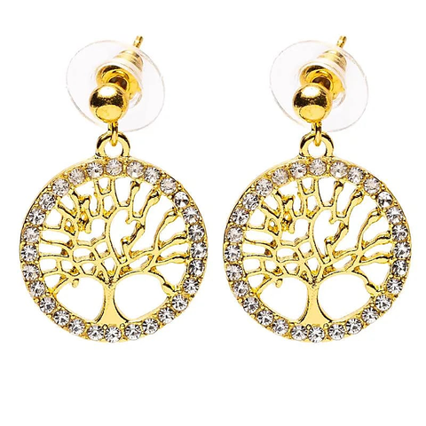 Orecchini Albero della vita dorato