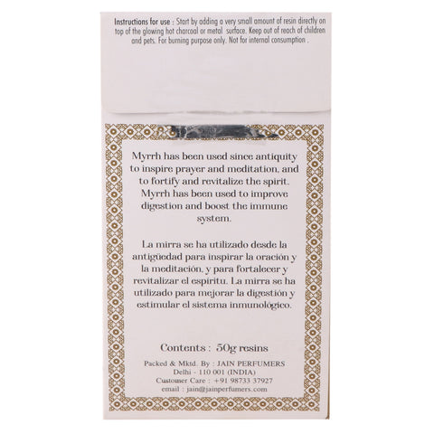 Mirra - Resina naturale