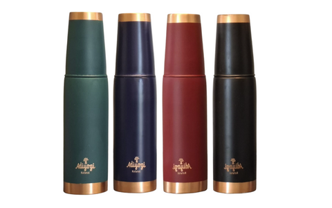Set GC539 - Bottiglia + Bicchiere in rame